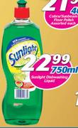 Sunlight Dishwashing Liquid-750ml