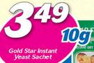 Gold Star Instant Yeast Sachet-10Kg