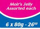 Moir's Jelly Assorted-6x80g