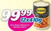 Koo Baked Beans In Tomato Sauce-12x410g