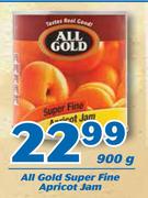 All Gold Super Fine Apricot Jam-900g