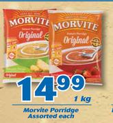 Morvite Porridge-1kg Each