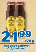 Mrs. Ball's Chutney Original-470g Each