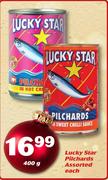 Lucky Star Pilchards-400g Each