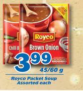 Royco Packet Soup-45/60g Each