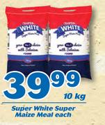 Super White Super Maize Meal-10kg Each