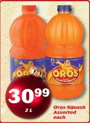 Oros Squash-2Ltr Each