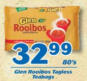 Glen Rooibos Tagless Teabags-80's