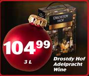 Drostdy Hof Adelpracht Wine-3Ltr
