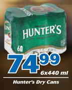 Hunter's Dry Cans-6x440ml