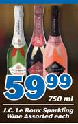 J.C. Le Sparkling Wine-750ml Each