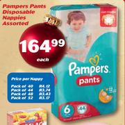 Pampers Pants Disposable Nappies-Each