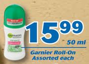 Garnier Roll On-50ml Each