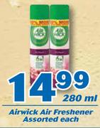 Airwick Air Freshener-280ml Each