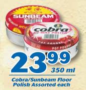 Cobra/Sunbeam Floor Polish-350ml Each