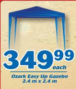 Ozark Easy Up Gazebo 2.4m x 2.4m-Each