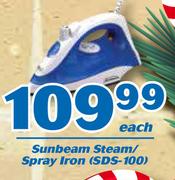 Sunbeam Steam/Spray Iron SDS-100-Each