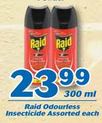 Raid Odourless Insecticide-300ml Each