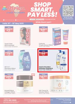 Africa Cash & Carry : Shop Smart, Pay Less (10 May - 16 May 2025 While Stocks Last), page 1