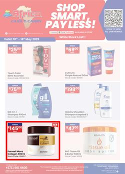 Africa Cash & Carry : Shop Smart, Pay Less (10 May - 16 May 2025 While Stocks Last), page 1