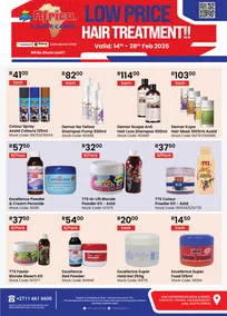 Africa Cash & Carry : Low Price Hair Treatments (14 February - 28 February 2025)