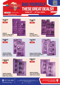 Africa Cash and Carry : Bag These Great Deals (15 November - 21 November 2024 While Stocks Last)