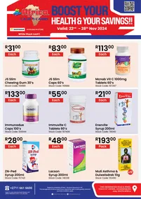 Africa Cash & Carry : Boost Your Health & Your Savings (22 November - 28 November 2024)