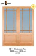 Solid Doors PD11 (HardWood) 2032mm x 1210mm