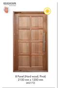 Door 8 Panel (Hard Wood; Pivot) 2100mm x 1200mm