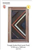 Door Triangle Smoke (Hard Wood; Pivot) 2100mm x 1200mm