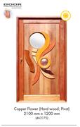 Door Copper Flower (Hard Wood; Pivot) 2100mm x 1200mm