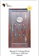 Door Meranti E1 & Frame (Pivot) 2120mm x 1200mm