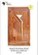 Kiaat C10 & Frame Pivot 2120mm x 1200mm
