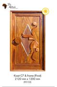 Kiaat C7 & Frame Pivot 2120mm x 1200mm