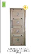 The Green Door Studded Shield 2120mm x 813mm
