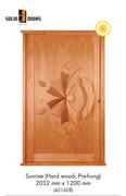 Solid Doors Sunrise Hardwood: Pre Hung 2032mm x 1200mm