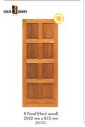 Lotus 8 Panel Hardwood 2032mm x 813mm