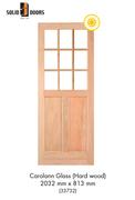 Solid Doors Carolann Glass Hardwood 2032mm x 813mm