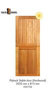 Solid Doors Plyback Stable Door Hardwood 2032mm x 813mm