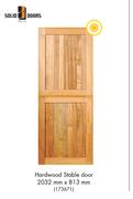 Solid Doors Hardwood Stable Door 2032mm x 813mm