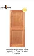 Solid Doors Framed & Ledged batten Stable 2032mm x 813mm