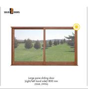 Solid Doors Large Pane Sliding Door Right/Left Hand Side 1800mm