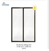 Alglasico Ox Bronze Sliding Door-2100mm x 1500mm