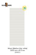 Solid Doors Miami Medium Duty, White 2032mm x 813mm