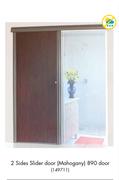 2 Sides Slider Mahogany 890 Door