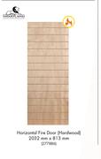 Swartland Horizontal Fire Door Hardwood 2032mm x 813mm