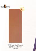 Solid Doors 1/2 Hour Fire Masonite 2032mm x 813mm