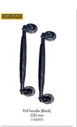 Euro Brass Pull Handle Black-250mm