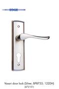 Edge Vasari Door Lock Silver: BP8755: 122DH