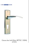 Edge Canova Door Lock Silver: BP7767: 122DH